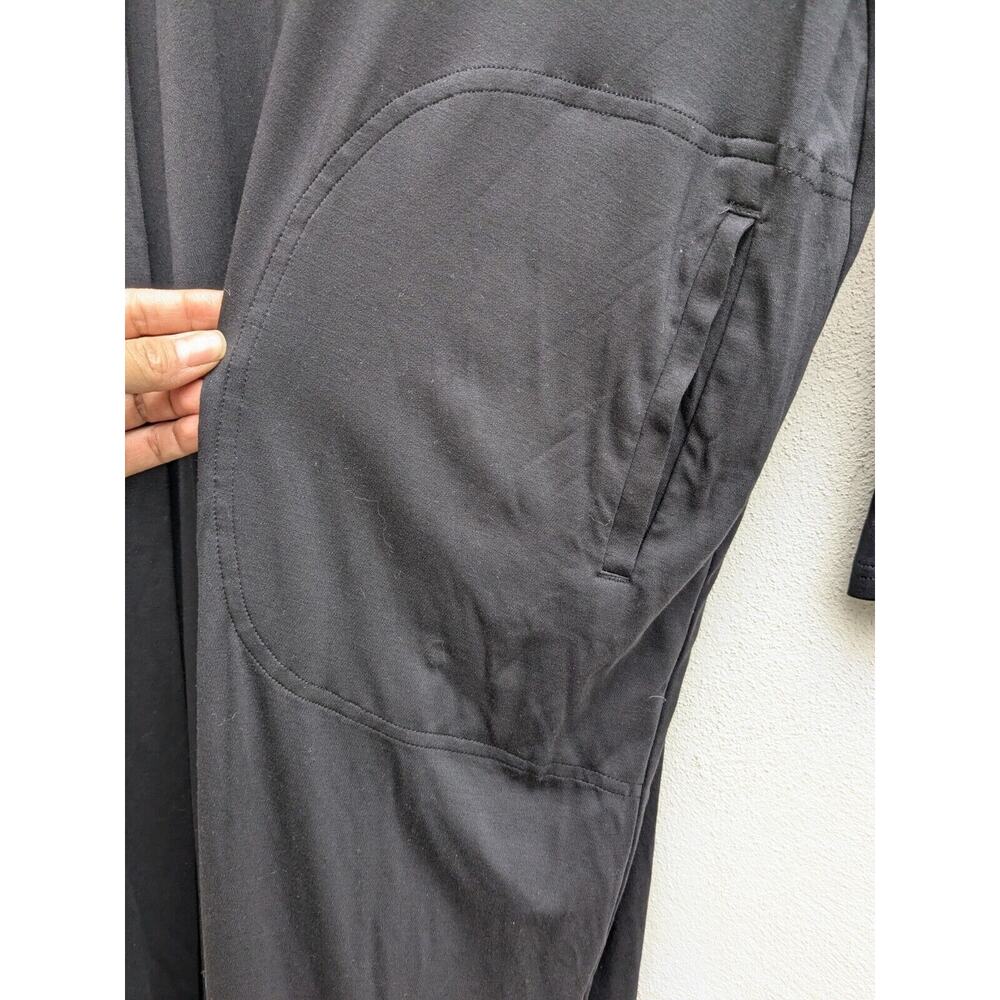 Athleta Modal Robe Black XXS Long Cardigan Sleep Pajama Womens Retail $129 - Picture 4 of 9